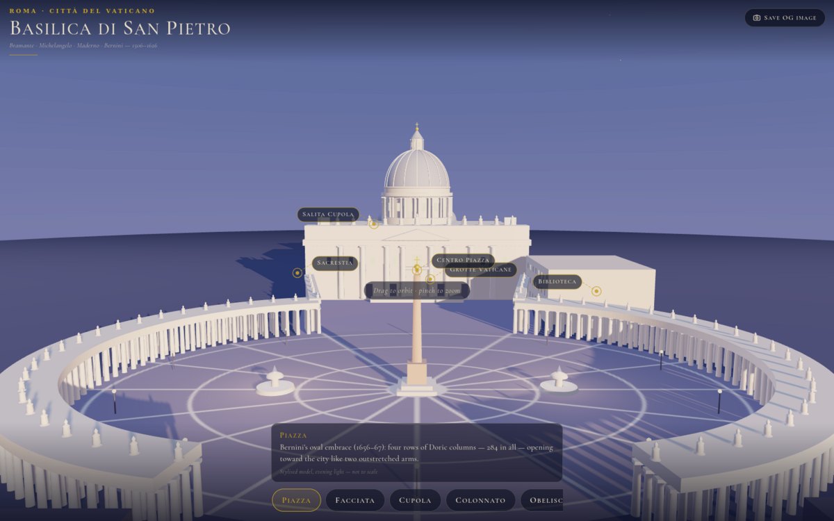 Roman Landmarks in 3D